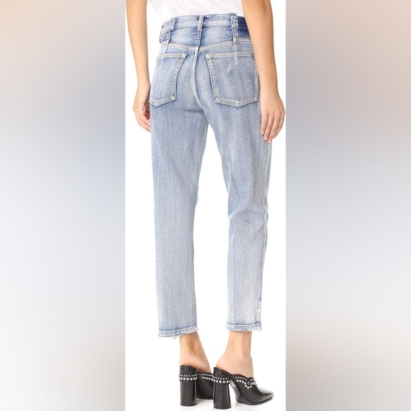 3.1 Phillip Lim Light Blue Skinny Jeans with Black Side Zipper. - Picture 2 of 9